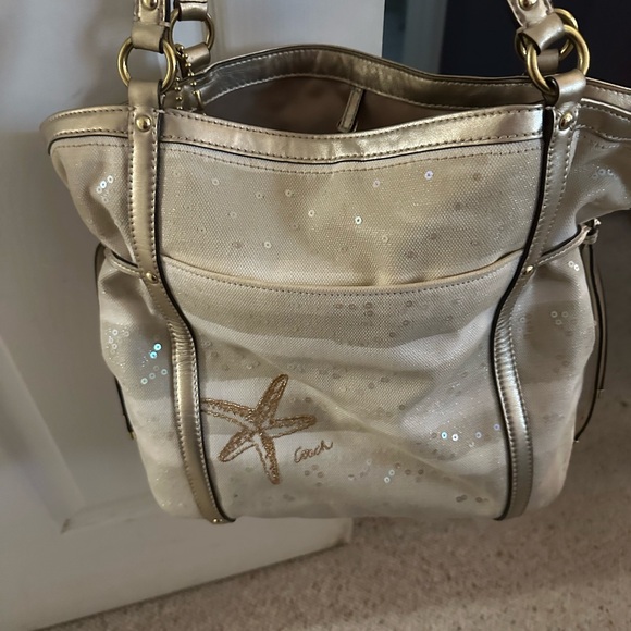 Audrey Limited Edition Sun/Starfish Natural Canvas Tote. - Picture 5 of 8